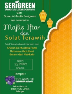 Iftar and Solat Terawih @Telang18